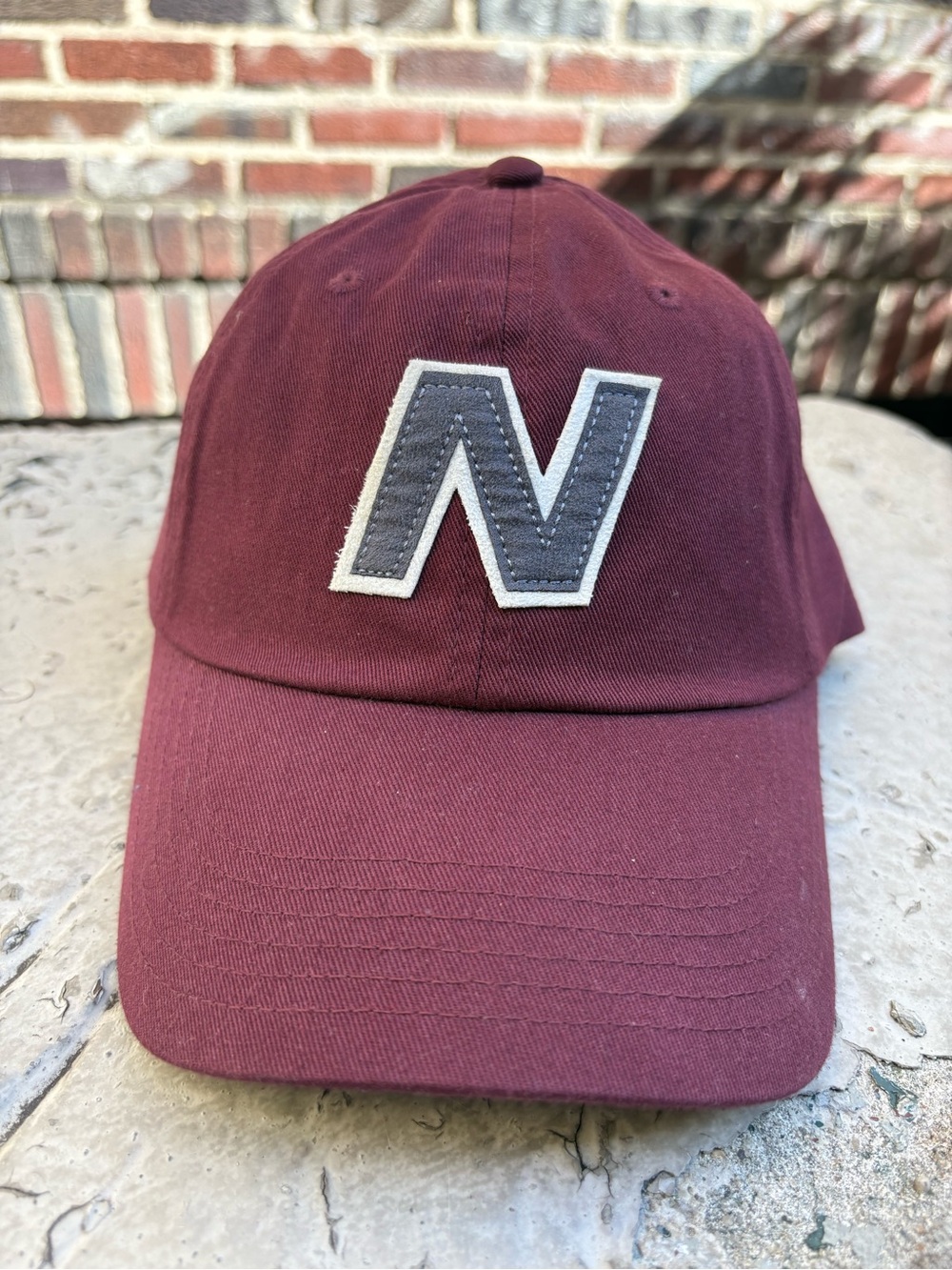 New Balance Classic N Logo Baseball Hat Purple